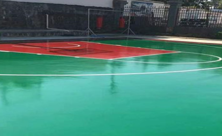 海南篮球场翻新地面